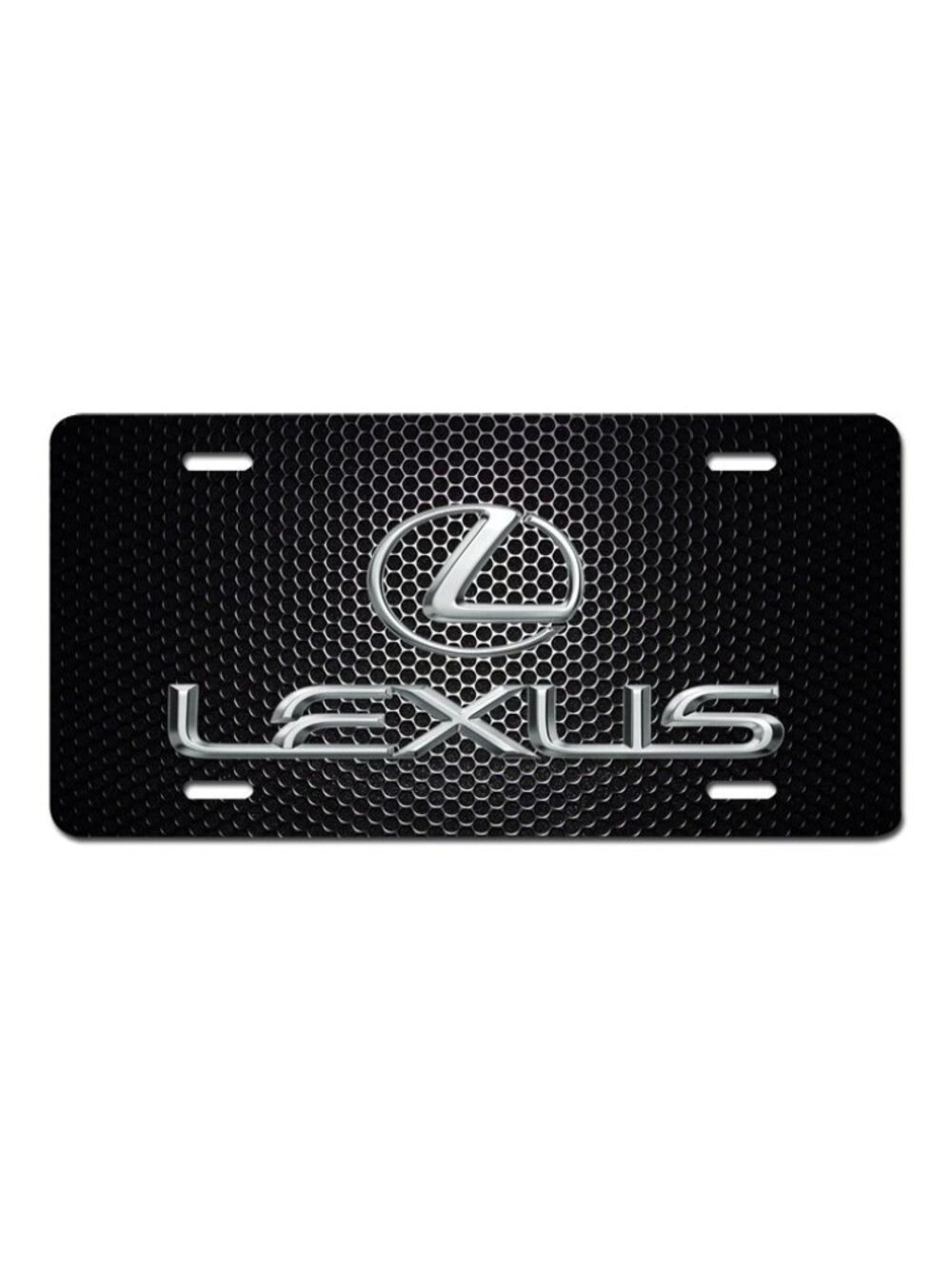 Black Lexus UX NX RZ RX 350 ES IS LX Art Vehicle License Plate Novelty Car Auto